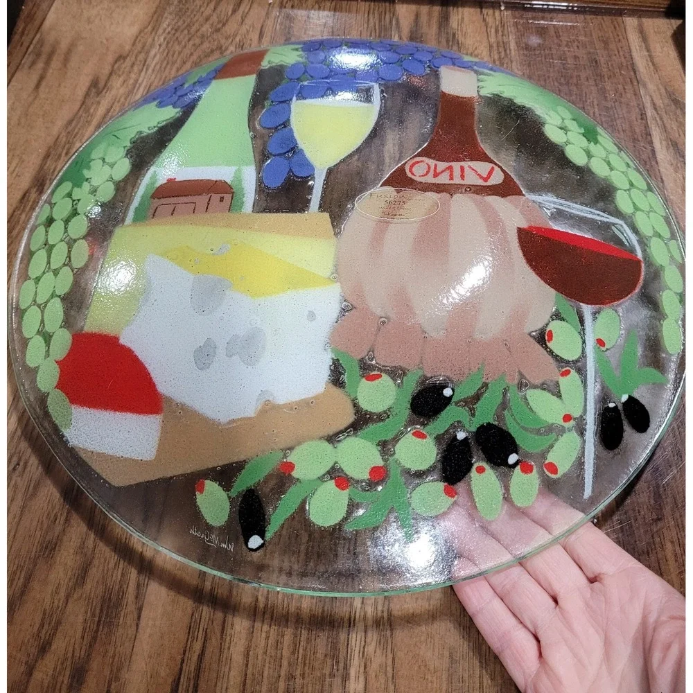 Vintage Fusion 56275 William McGrath handpainted bowl signed